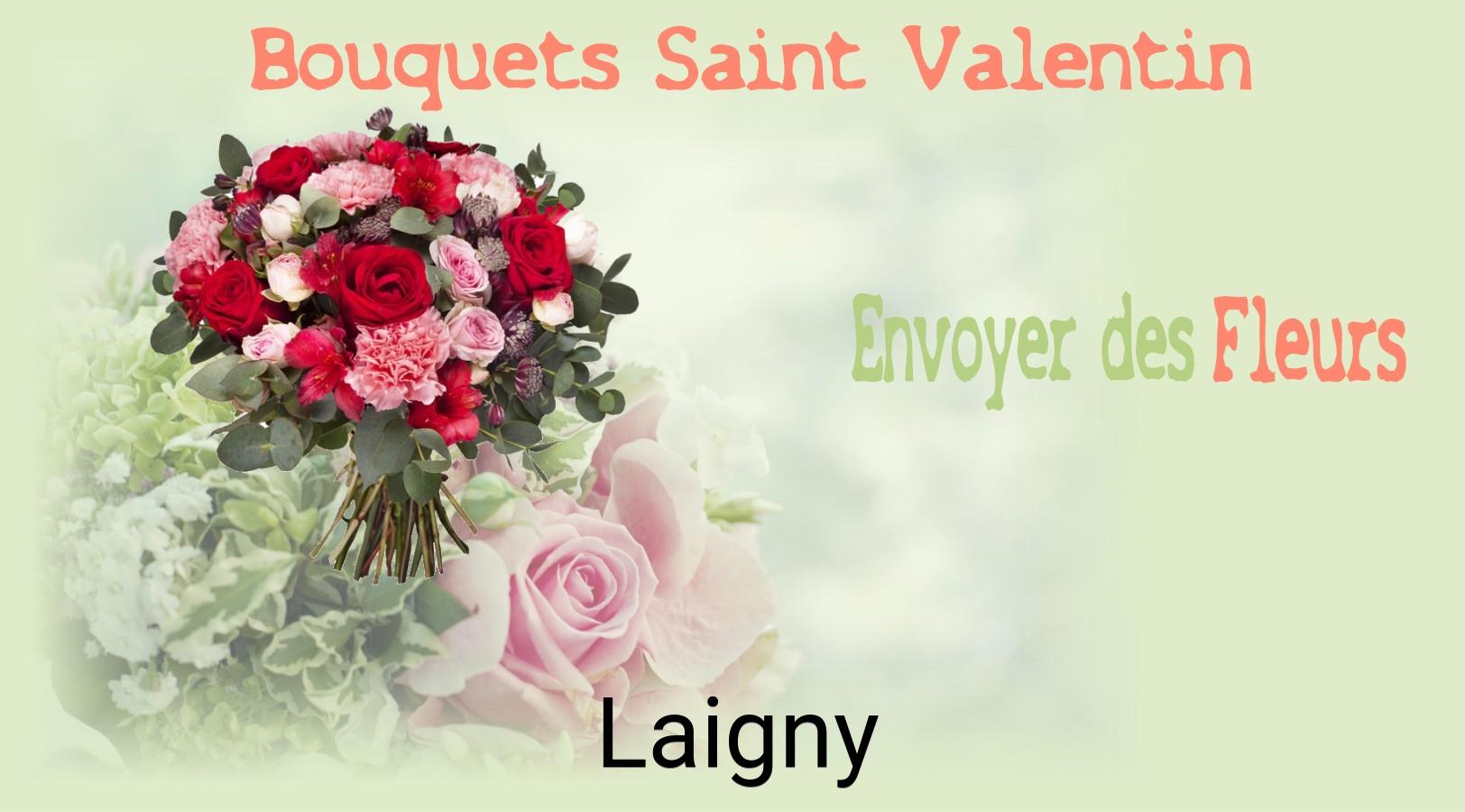 Roses de Saint-Valentin livrées à Laigny